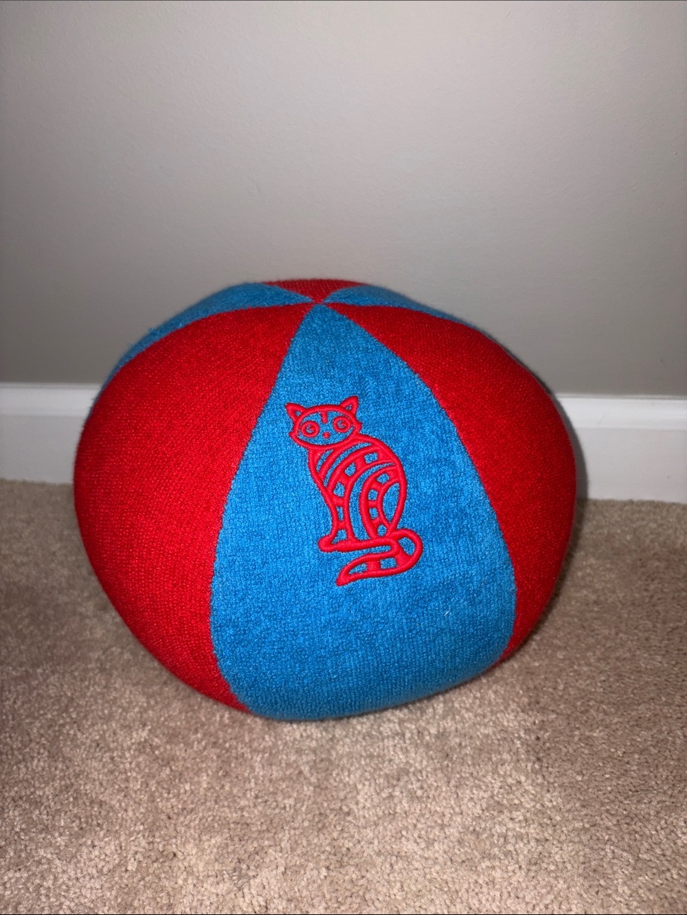 RARE Hermes Beachball with Cat Motif